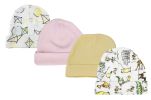 Boys Girls Caps (Pack of 4)