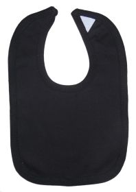 Black Interlock Bib