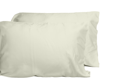 Luxurious Viscose from 100% Bamboo 2-Piece Pillowcase Set , Oeko-TEX Certified, King - Crème