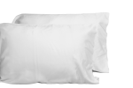 Luxurious Viscose from 100% Bamboo 2-Piece Pillowcase Set , Oeko-TEX Certified, King - White