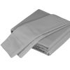 Luxurious Viscose from 100% Bamboo 4-Piece sheet Set , Oeko-TEX Certified, California King - Silver Gray