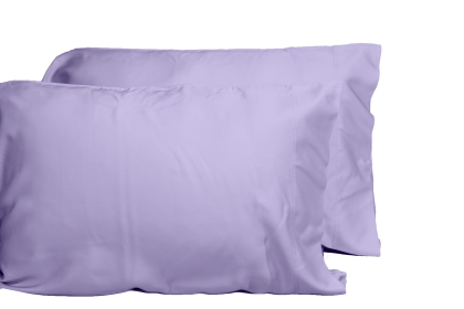 Luxurious Viscose from 100% Bamboo 2-Piece Pillowcase Set , Oeko-TEX Certified, King - Amethyst