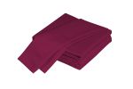 Luxurious Viscose from 100% Bamboo 5-Piece Sheet Set , Oeko-TEX Certified, Split King - Merlot