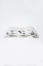 Omne Sleep 4-Piece Pewter Bamboo Twin XL Hypoallergenic Sheet Set