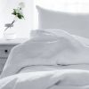 King Size Pillow Cases Set of 2, White Pillow Cases Set of 2, Pillow Cases King, Premium Soft Linen Pillow Case with Envelope Enclosure 20"x36"