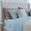 Luxurious Viscose from 100% Bamboo 2-Piece Pillowcase Set , Oeko-TEX Certified, King - Sky