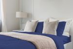 Luxurious Viscose from 100% Bamboo 2-Piece Pillowcase Set , Oeko-TEX Certified, King - Indigo