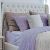 Luxurious Viscose from 100% Bamboo 2-Piece Pillowcase Set , Oeko-TEX Certified, King - Amethyst