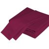 Luxurious Viscose from 100% Bamboo 2-Piece Pillowcase Set , Oeko-TEX Certified, King - Merlot