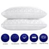 Luxury Queen Bed Pillow Hotel Sleep Hypoallergenic Cotton Fill Machine Washable