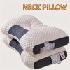 Antibacterial Knitted Neck Pillow Soft Adjustable Ergonomic Support