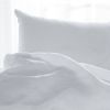 King Size Pillow Cases Set of 2, White Pillow Cases Set of 2, Pillow Cases King, Premium Soft Linen Pillow Case with Envelope Enclosure 20"x36"