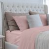 Luxurious Viscose from 100% Bamboo 2-Piece Pillowcase Set , Oeko-TEX Certified, Queen - Pale Rose