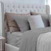 Luxurious Viscose from 100% Bamboo 4-Piece sheet Set , Oeko-TEX Certified, California King - Silver Gray