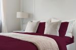 Luxurious Viscose from 100% Bamboo 2-Piece Pillowcase Set , Oeko-TEX Certified, King - Merlot