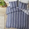 Striped Reversible Comforter Set