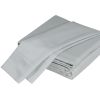 Luxurious Viscose from 100% Bamboo 2-Piece Pillowcase Set , Oeko-TEX Certified, Queen - Light Gray