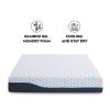 10 Inch Full Size Memory Foam Mattress; Mattress in A Box; Gel Memory Foam Infused Bamboo Charcoal; CertiPUR-US Certified; Made in USA