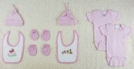 8 Pc Layette Baby Clothes Set