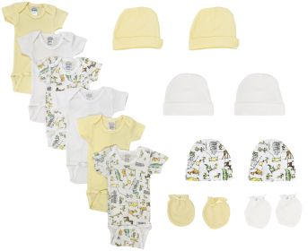 Unisex Baby 16 Pc Layette Sets (Color: White, size: Newborn)