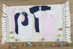 6 Pc Layette Baby Clothes Set