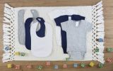 6 Pc Layette Baby Clothes Set