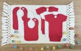 6 Pc Layette Baby Clothes Set