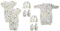 Unisex Newborn Baby 7 Pc Layette Sets