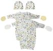 Unisex Newborn Baby 6 Piece Gown Set