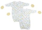 Unisex Newborn Baby 4 Piece Gown Set