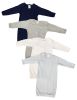 Unisex Newborn Baby 4 Piece Gown Set