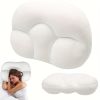 1pc All-round Cloud Pillow, Soft Bed Pillow Nursing Pillow 3D Ergonomic Sleeping Egg Shaped Ergonomic Pillows