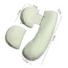 Pregnancy Pillows Adjustable Support Maternity Pillow Soft Side Sleeper Pregnancy Pillows Wedge Pillow with Detachable Pillow Cover