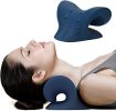 Neck and Shoulder Relaxer, Cervical Traction Device for TMJ Pain Relief and Cervical Spine Alignment, Chiropractic Pillow Neck Stretcher