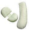 Pregnancy Pillows Adjustable Support Maternity Pillow Soft Side Sleeper Pregnancy Pillows Wedge Pillow with Detachable Pillow Cover